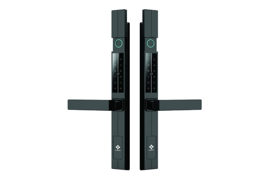 Khóa cửa nhôm Hubert HB CNI5 EU App wifi , vân tay 2 mặt